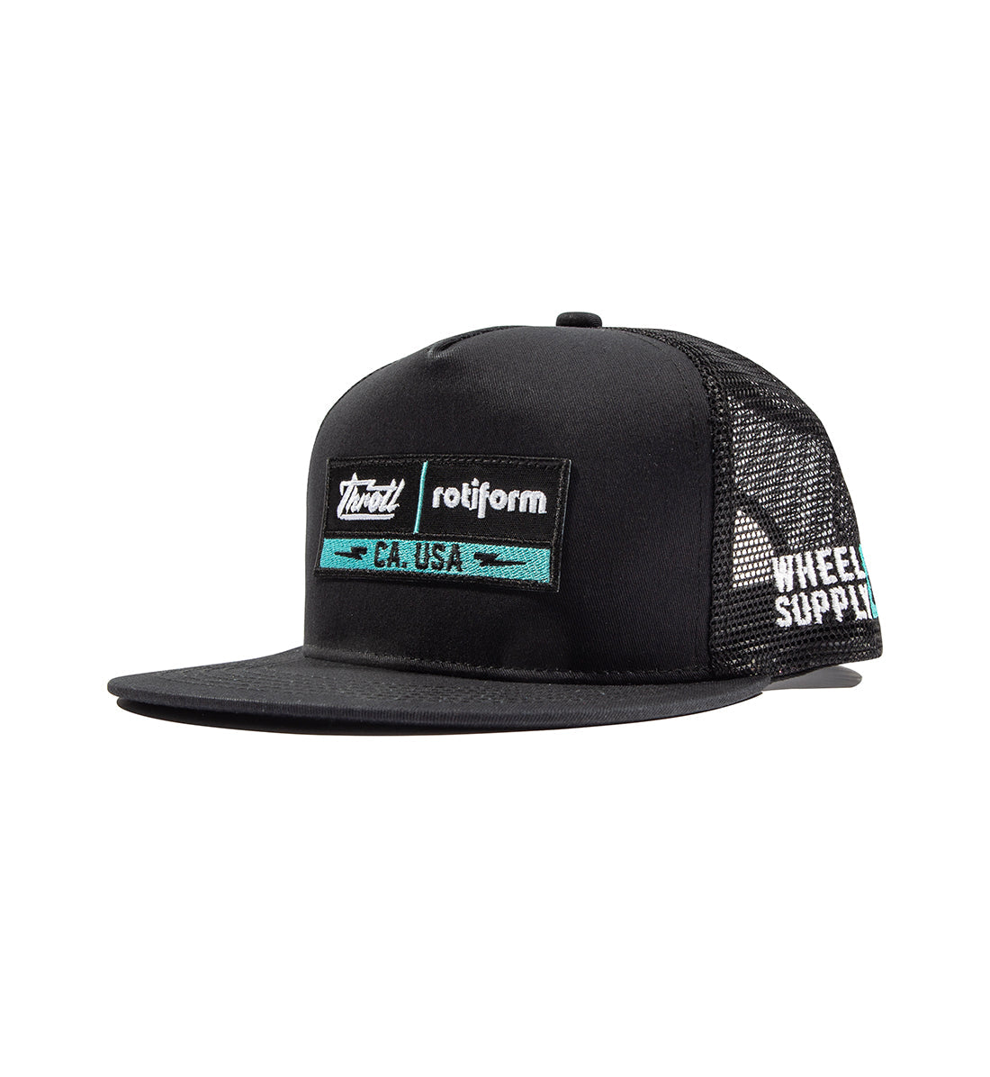 Trucker Hat - Black Throtl X Rotiform