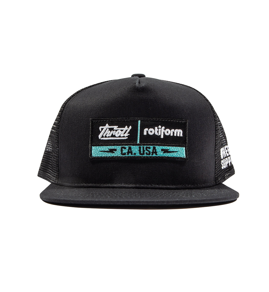 Trucker Hat - Black Throtl X Rotiform