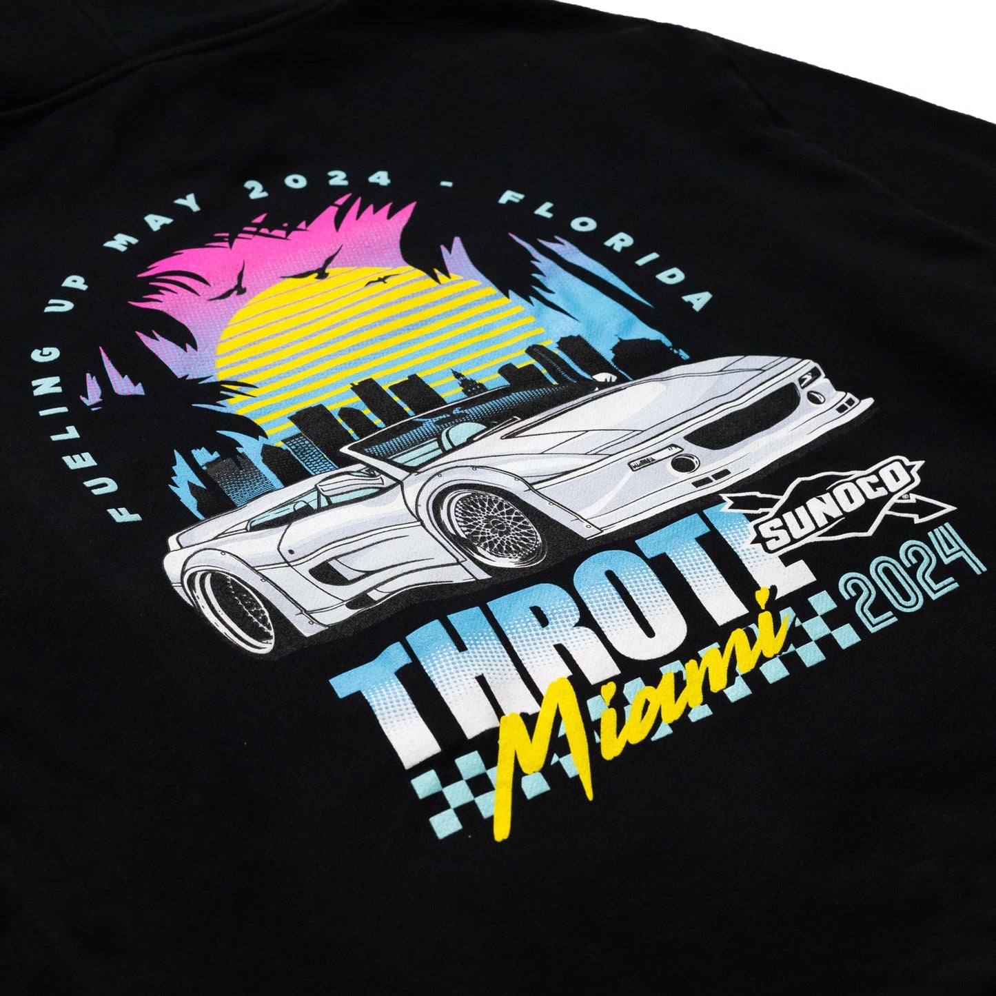 throtl x Sunoco Miami F355 Pullover Hoodie