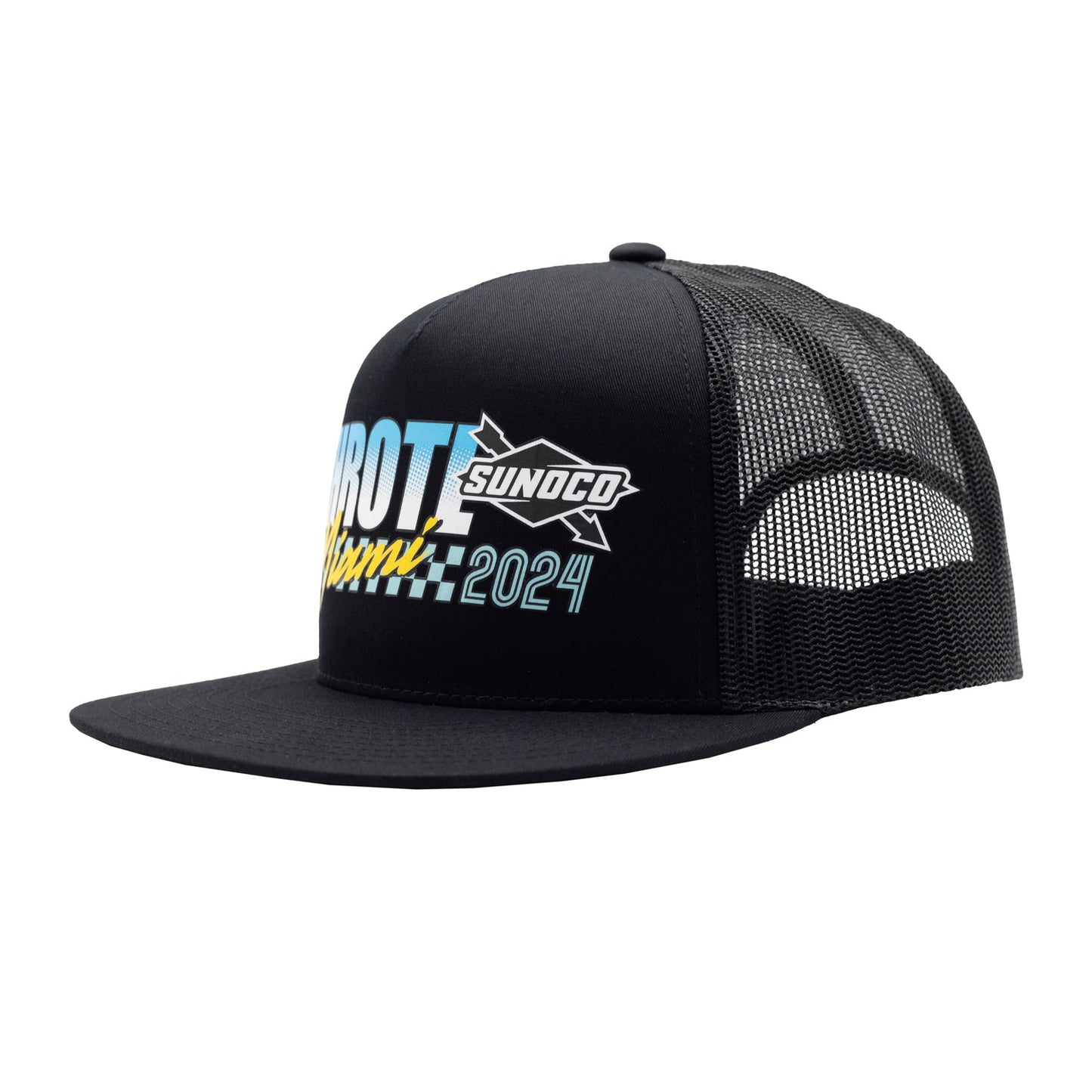 throtl x Sunoco Miami F355 Black Trucker Hat