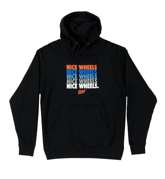 Pullover hoodie - throtl NICE WHEELS