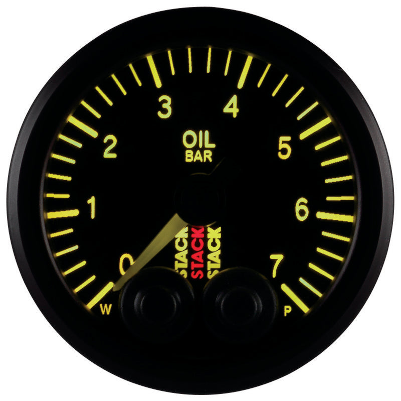 Autometer Stack 52mm 0-7 Bar M10 Male Pro-Control Oil Pressure - ST3501