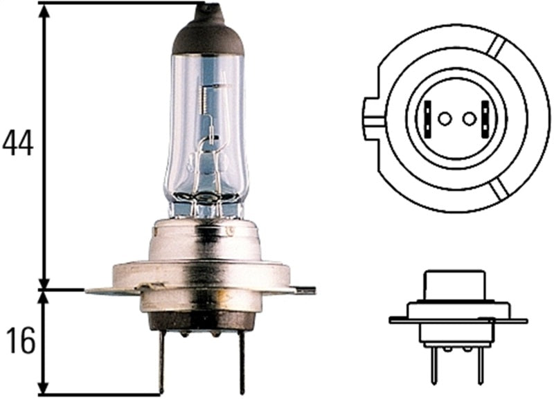 Hella Optilux H7 12V/55W XY Xenon Yellow Bulb - H71070702