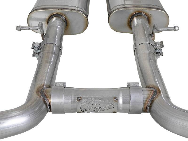 aFe MACH Force-Xp 2-1/2in 304 SS Cat-Back Exhaust 15-21 Dodge - 49-32067-B