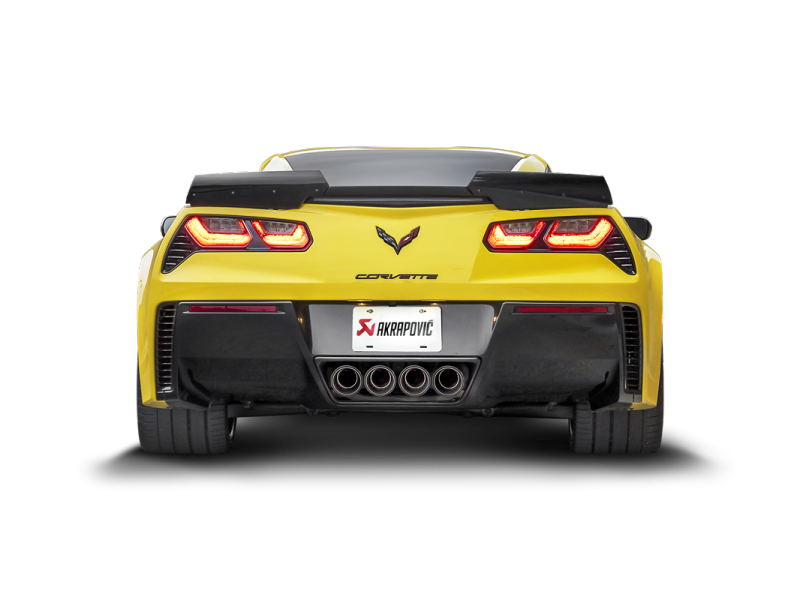 Akrapovic 14-17 Chevrolet Corvette Z06 (C7) Slip-On Line (Titanium) w/ - MTP-CO/TI/2