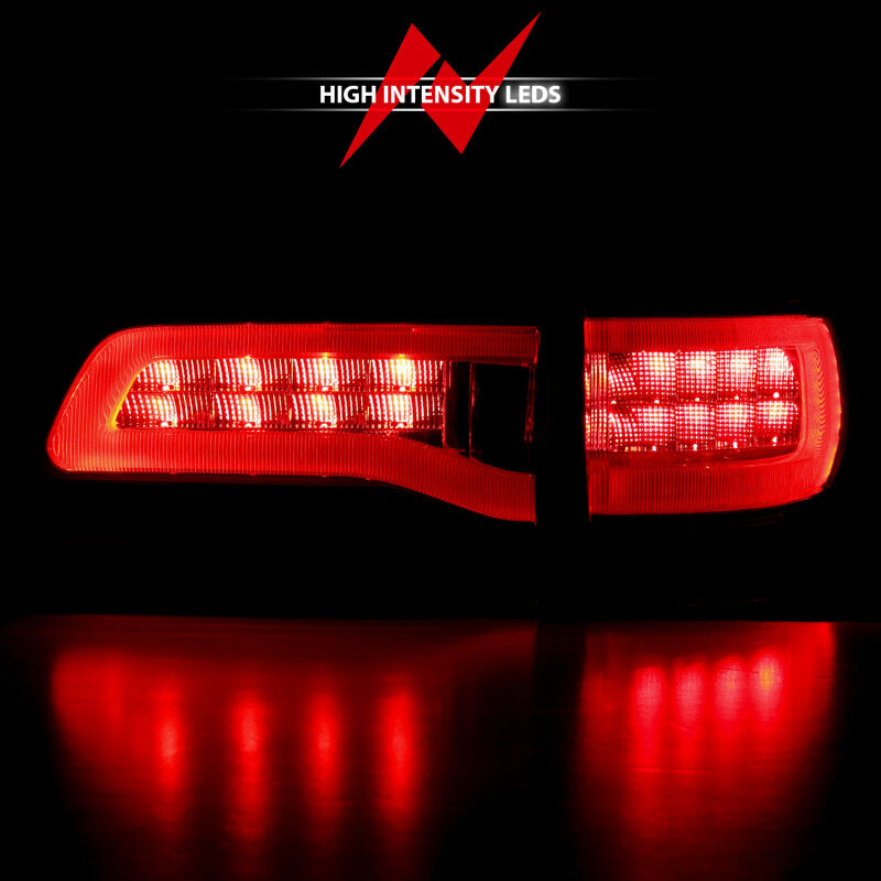 ANZO 2014-2016 Jeep Grand Cherokee LED Taillights Red/Smoke - 311269