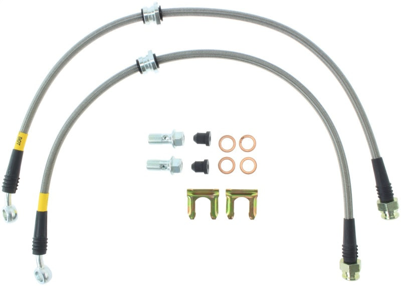 StopTech 04-07 STi Stainless Steel Rear Brake Lines - 950.47504