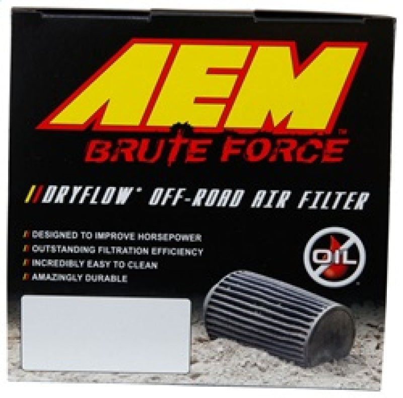 AEM Dryflow Conical Air Filter 6in Base OD x 3.5in - 21-204BF