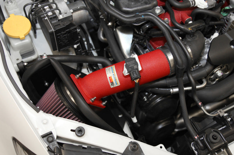 K&N 08-11 WRX/STi 2.5L H4 Red Typhoon Short Ram Intake - 69-8005TWR