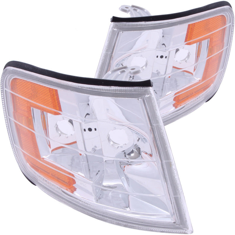 ANZO Corner Lights 1994-1997 Honda Accord Euro Corner Lights Chrome - 521028