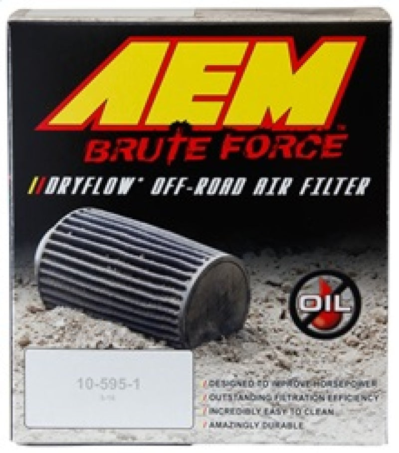 AEM Dryflow Conical Air Filter 6in Base OD x 3.5in - 21-204BF