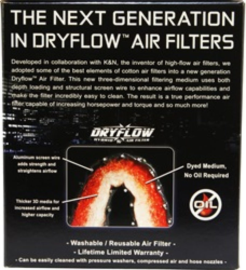 AEM Dryflow Air Filter 2.75in X 5in Dryflow- w/Hole - 21-202D-HK