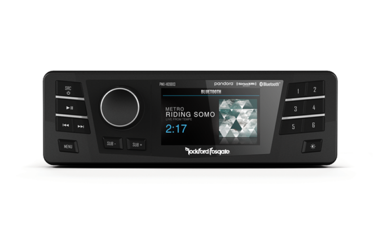 Rockford Fosgate 1998-2013 Harley Davidson Digital Media Receiver/ Head Unit - PMX-HD9813