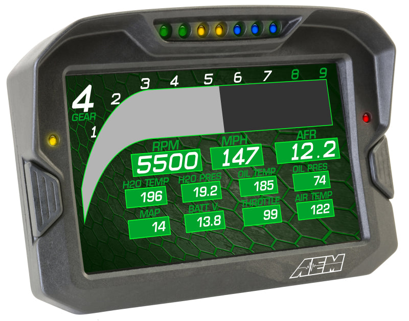 AEM CD-7 Non Logging Race Dash Carbon Fiber Digital Display - 30-5700