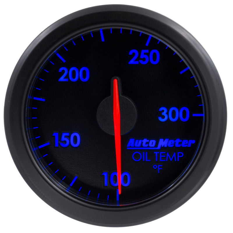 Autometer Airdrive 2-1/6in Oil Temp Gauge 100-300 Degrees F - - 9140-T