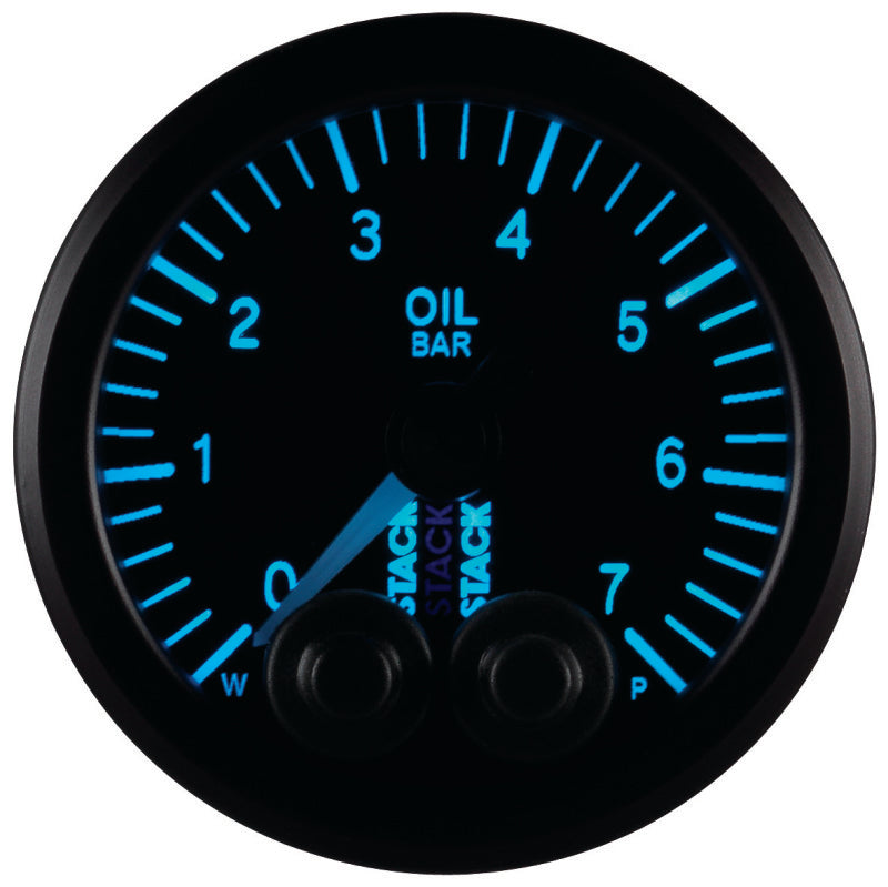 Autometer Stack 52mm 0-7 Bar M10 Male Pro-Control Oil Pressure - ST3501