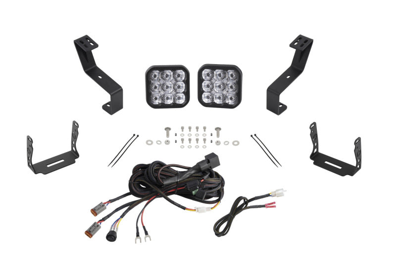 Diode Dynamics SS5 Bumper LED Pod Light Kit for 2019-Present - DD7617