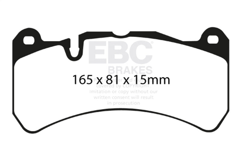 EBC Yellowstuff Brake Pad Sets (Fronts Only) - DP41591R