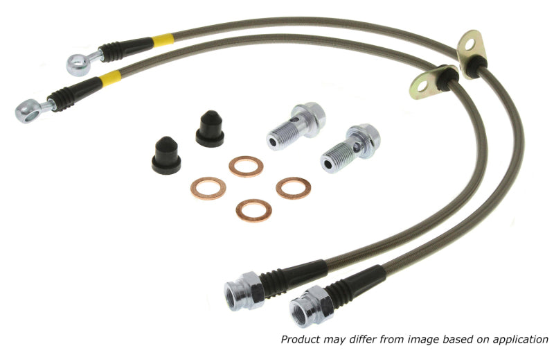 StopTech Evo 8 & 9 Stainless Steel Rear Brake Lines - 950.46504