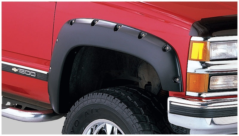 Bushwacker 88-99 Chevy C1500 Pocket Style Flares 4pc - Black - 40919-02