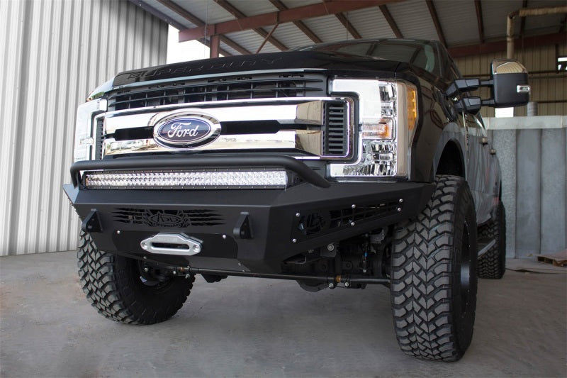 Addictive Desert Designs 17-18 Ford F-250 HoneyBadger Front Bumper w/ - F167382840103