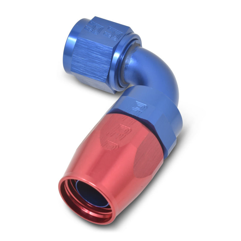 Russell Performance -20 AN Red/Blue 90 Degree Full Flow Hose - 610210