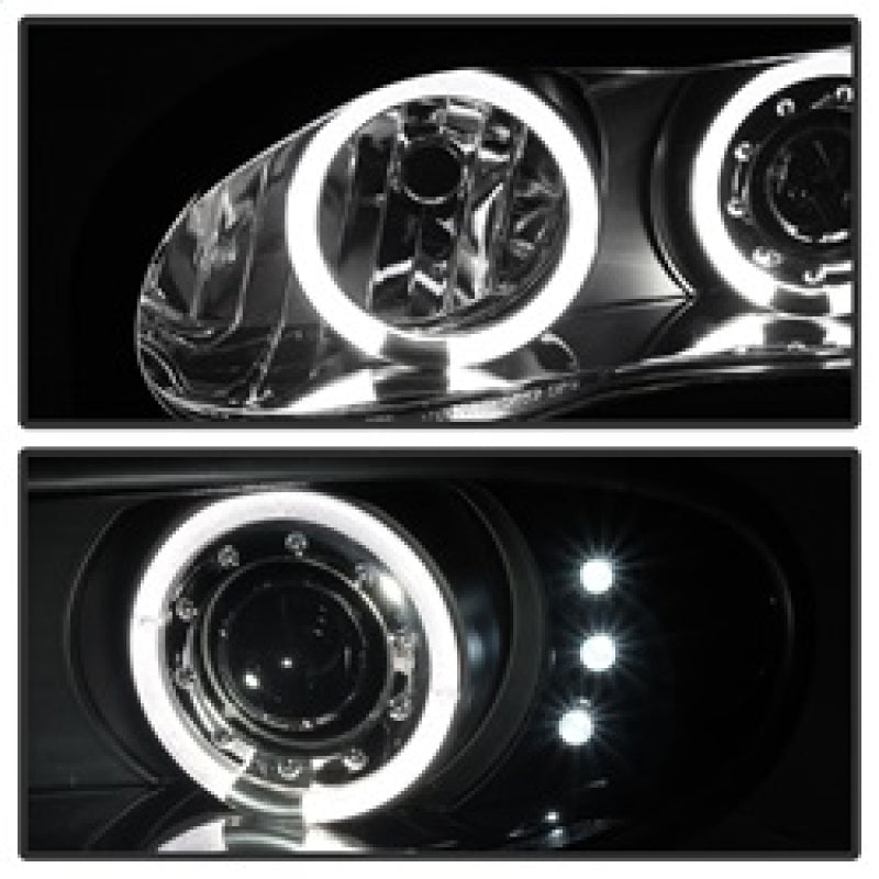 Spyder Chevy Camaro 98-02 Projector Headlights LED Halo LED Blk - 5078261