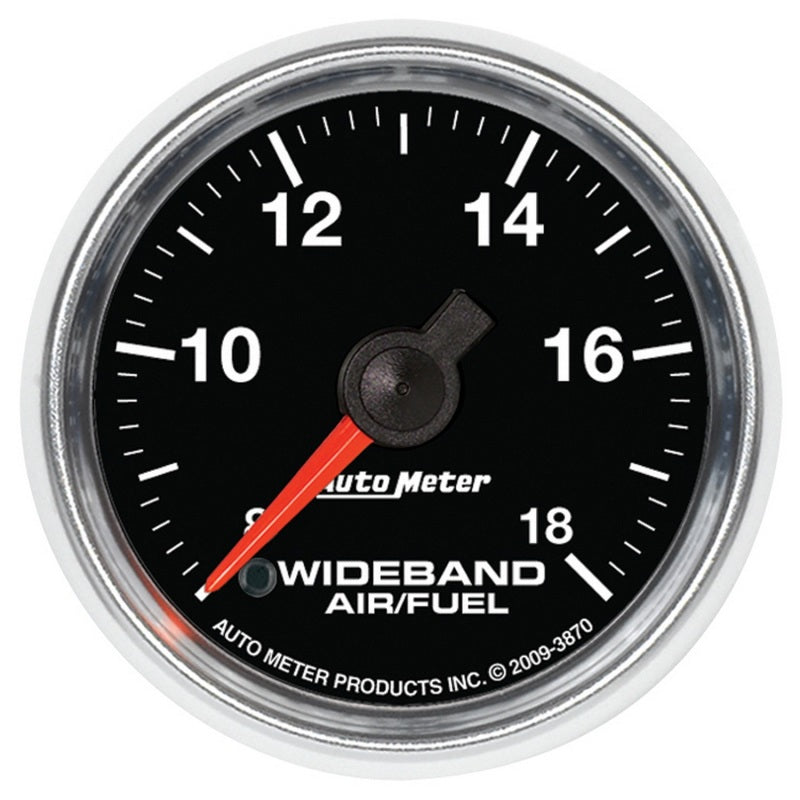 Autometer GS 52mm Analog 8:1-18:1 Air/Fuel Ratio Wideband Gauge - 3870