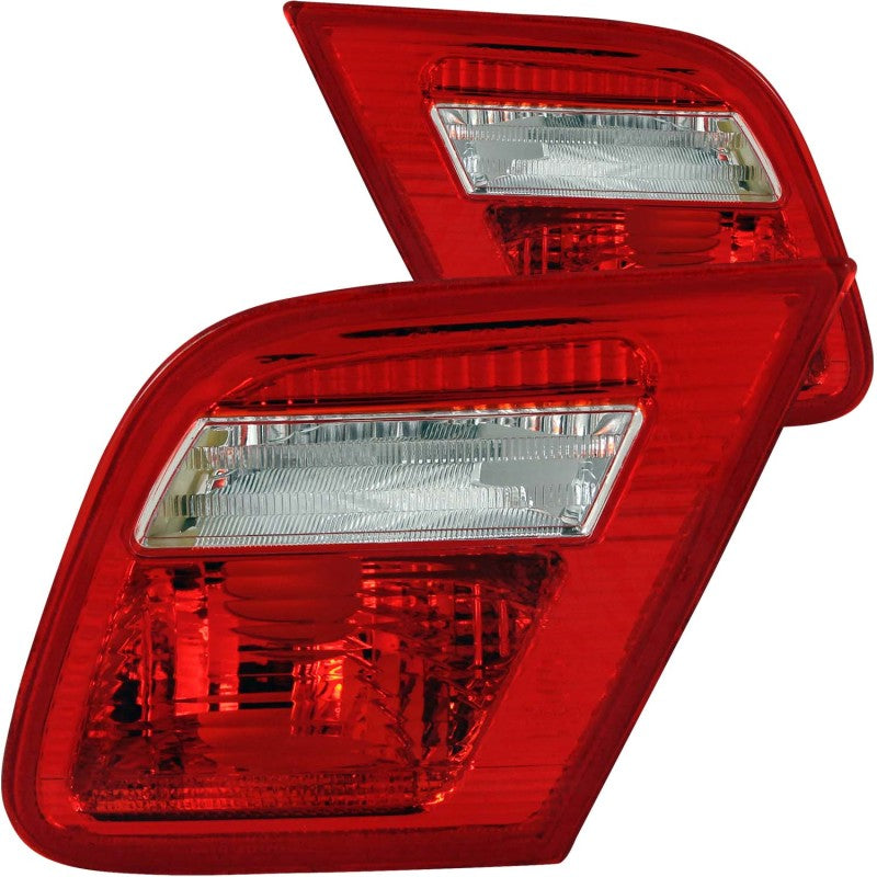 ANZO 2000-2003 BMW 3 Series E46 Taillights Red/Clear - Inner - 221164