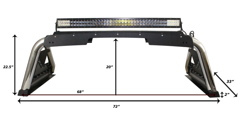 Go Rhino 07-20 Toyota Tundra Sport Bar 2.0 (Full Size) - 911000PS