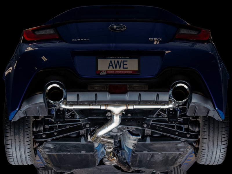 AWE Subaru BRZ/ Toyota GR86/ Toyota 86 Track Edition Cat-Back - 3020-32279