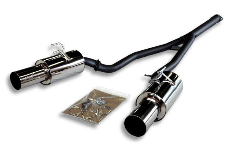 HKS 08-09 Evo 10 Hi-Power Dual Tip Catback Exhaust - 31008-BM001