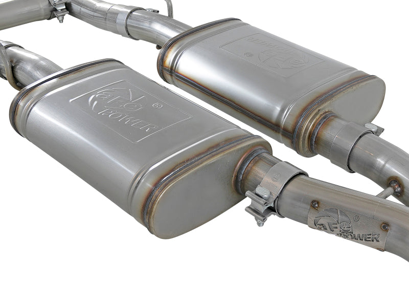 aFe MACH Force-Xp 2-1/2in 304 SS Cat-Back Exhaust 15-21 Dodge - 49-32067-B