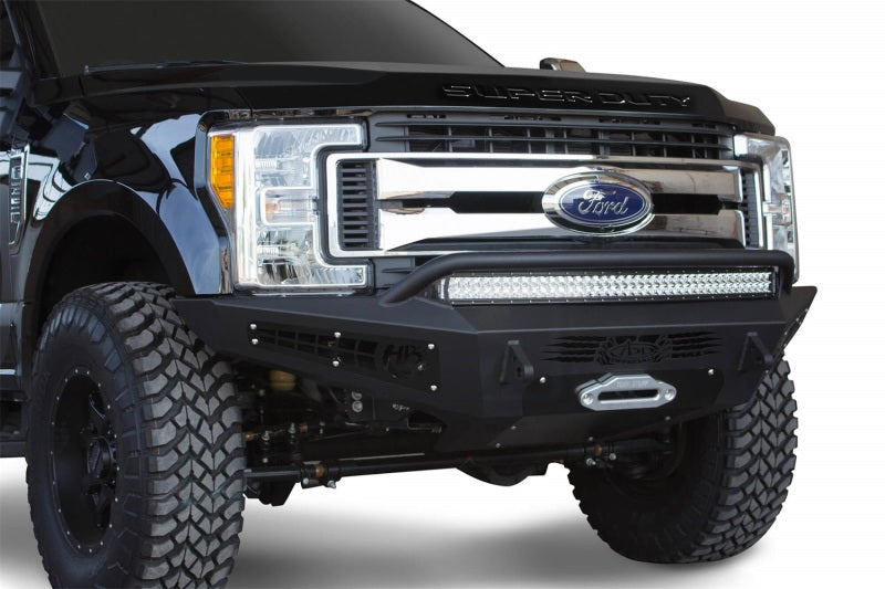 Addictive Desert Designs 17-18 Ford F-250 HoneyBadger Front Bumper w/ - F167382840103