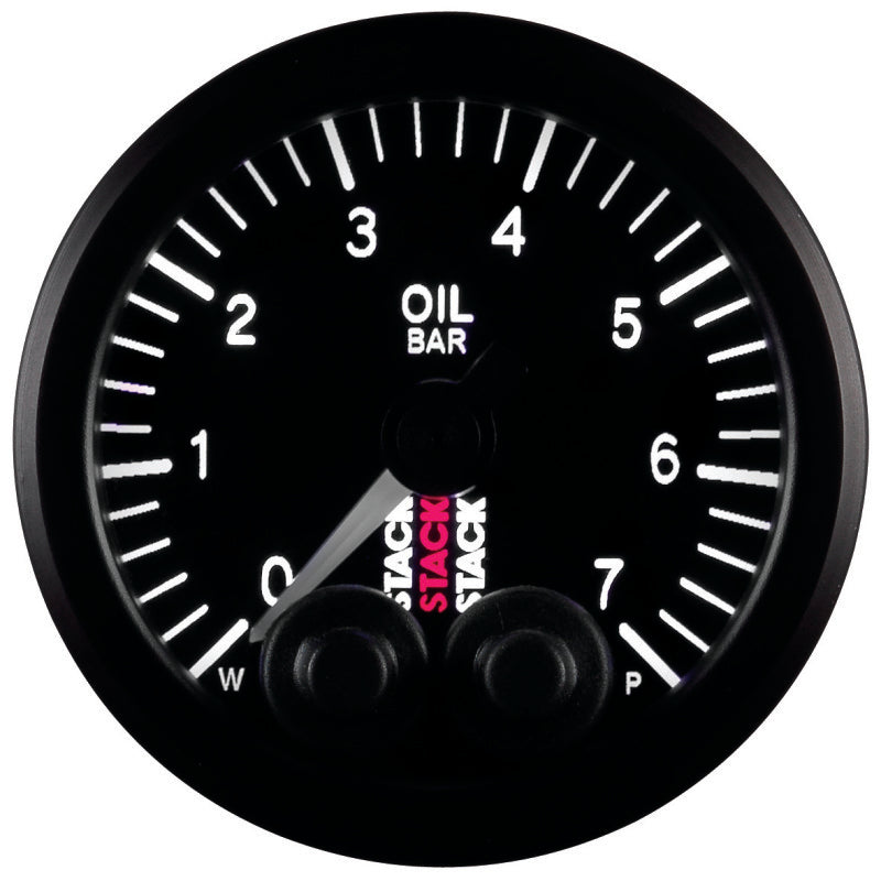 Autometer Stack 52mm 0-7 Bar M10 Male Pro-Control Oil Pressure - ST3501