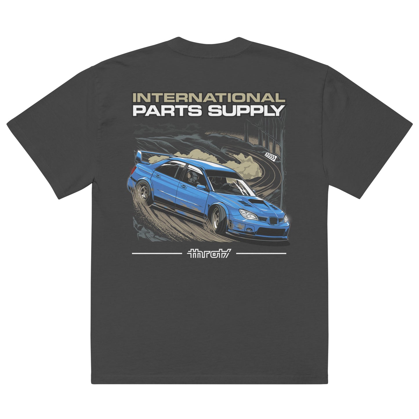 throtl STI Rally Drift Oversized Short Sleeve Tee Shirt