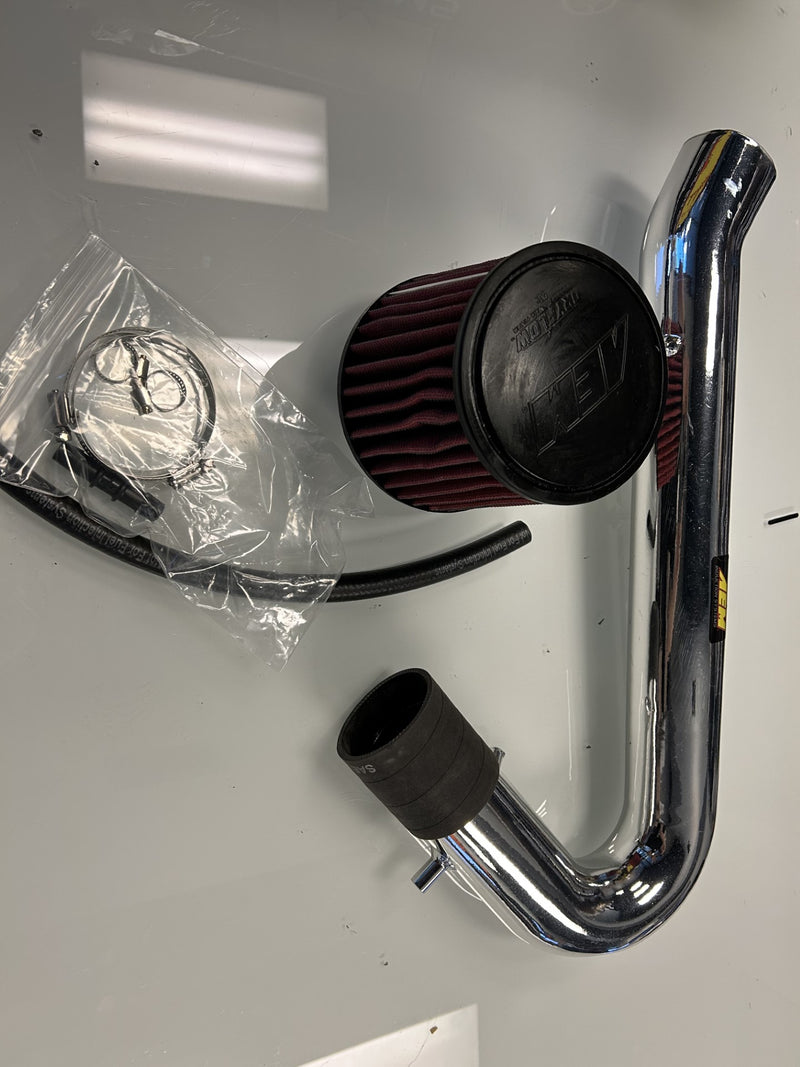 **OPEN BOX**  AEM 00-01 2.5RS Polished Short Ram Intake - 22-470P