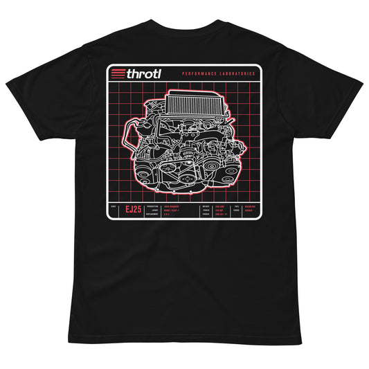 throtl EJ25 Engine Short Sleeve Tee Shirt