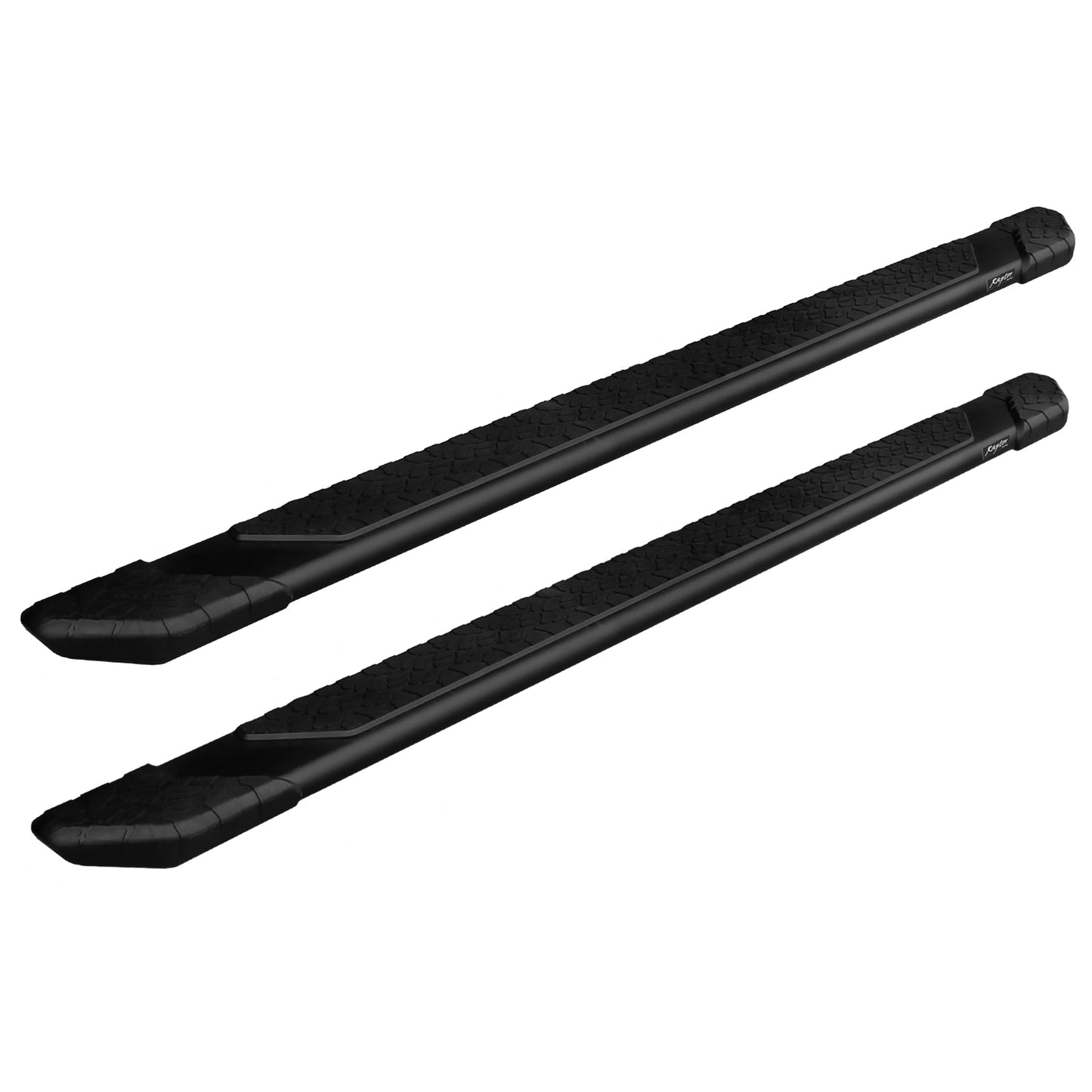 Raptor Series Raptor Series 5 in Tread Step Slide Track Running Boards Black Textured Aluminum - 1902-0084BT