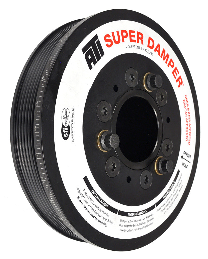 ATI Damper - 7.48in - Alum LW - 6 Grv - ATI917302