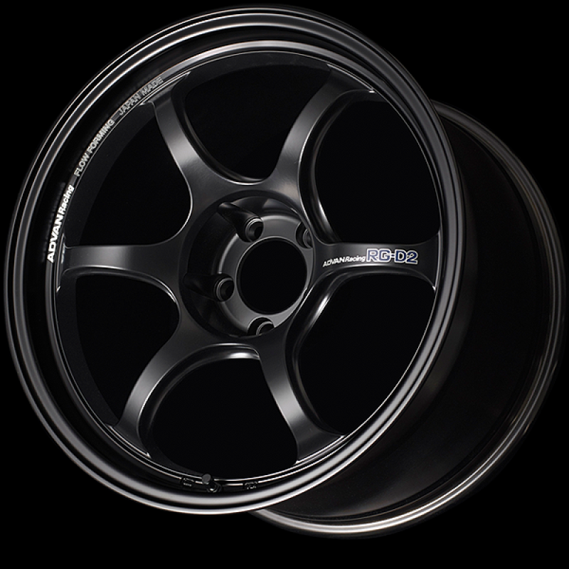 Set of 4: Advan RG-D2 17x8.5 -10MM 6-139.7 Semi Gloss Black Wheel - YAT7H-10KSB