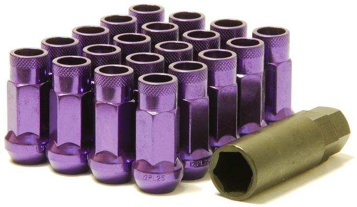 Wheel Mate Muteki SR48 Open End Lug Nuts - Purple - 32906L