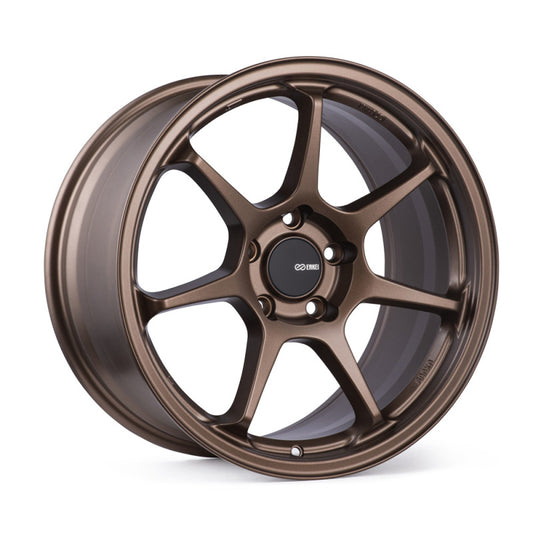 Set of 4: Enkei TS-7 18x8.5 5x120 38mm Offset 72.6mm Bore Matte Bronze - 535-885-1238ZP