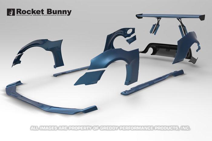 X Rocket Bunny Front Lip Spoiler - 17010211 - 17010211.