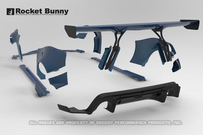 X Rocket Bunny Side Skirts (2 pcs) - 17010213 - 17010213.