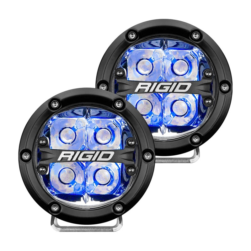 Rigid Industries 360-Series 4in LED Off-Road Spot Beam - Blue - 36115