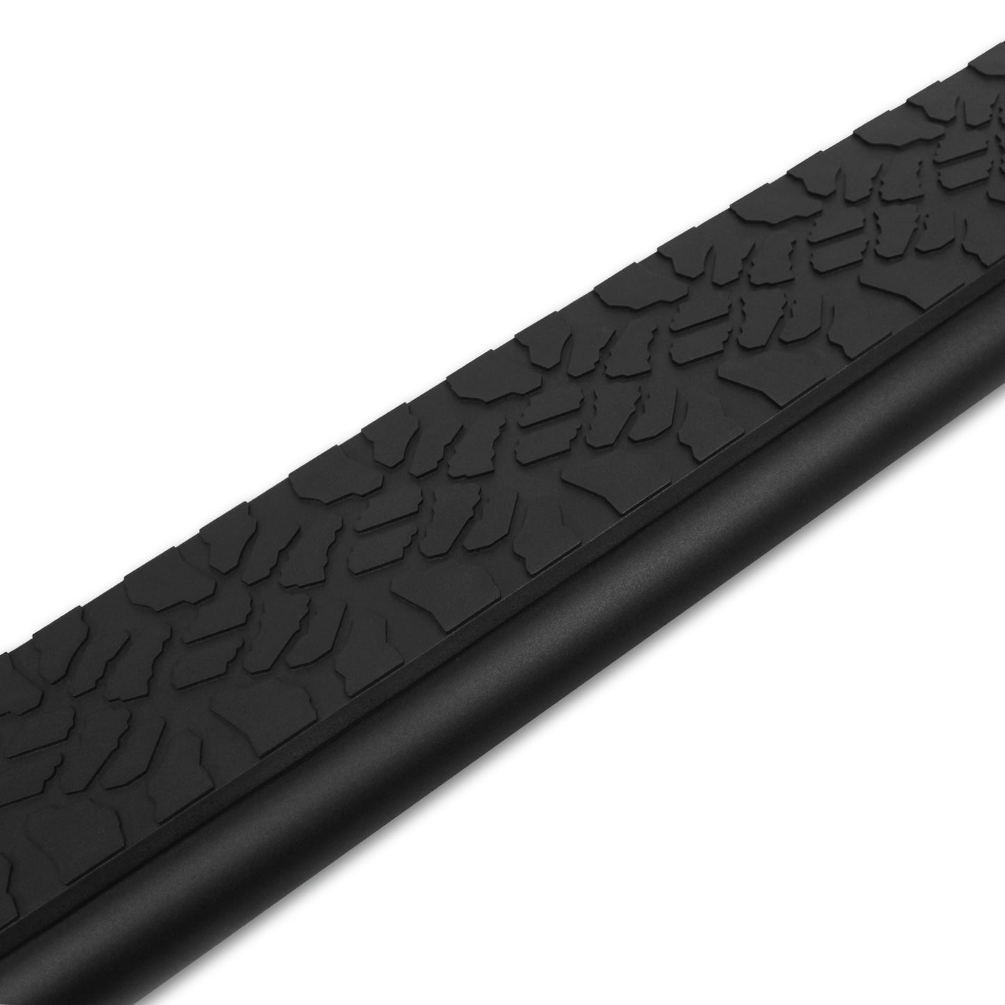 Raptor Series Raptor Series 5 in Tread Step Slide Track Running Boards Black Textured Aluminum - 1902-0084BT