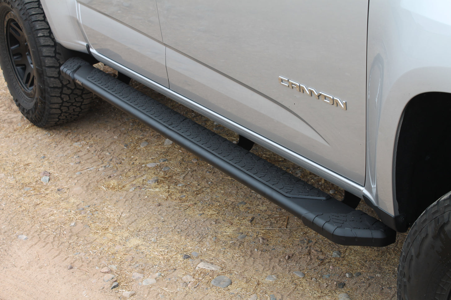 Raptor Series Raptor Series 5 in Tread Step Slide Track Running Boards Black Textured Aluminum - 1901-0342BT