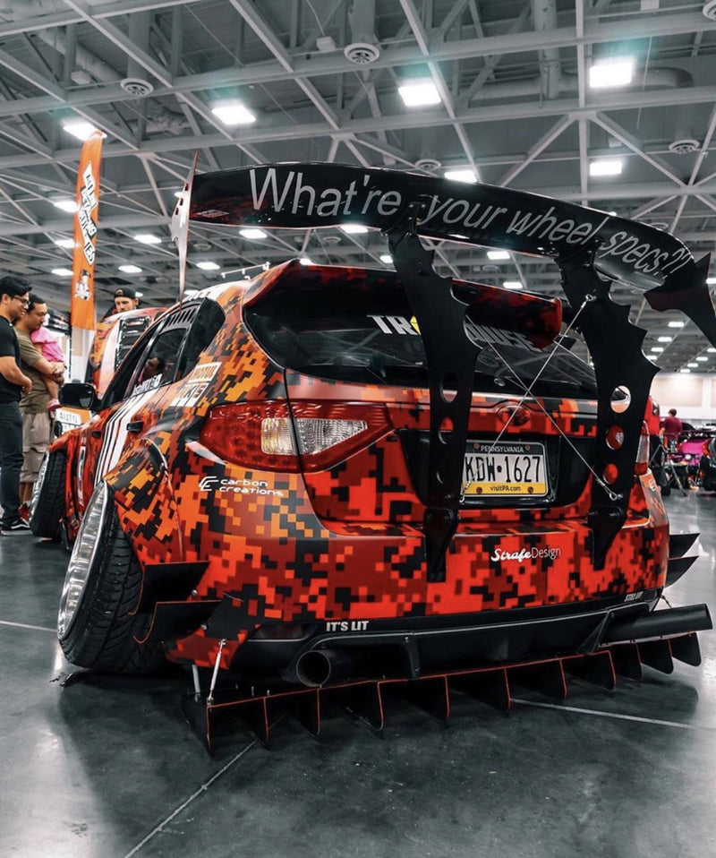2008-2014 SUBARU WRX STI HATCHBACK WIDE BODY KIT MNTRIDER DESIGN