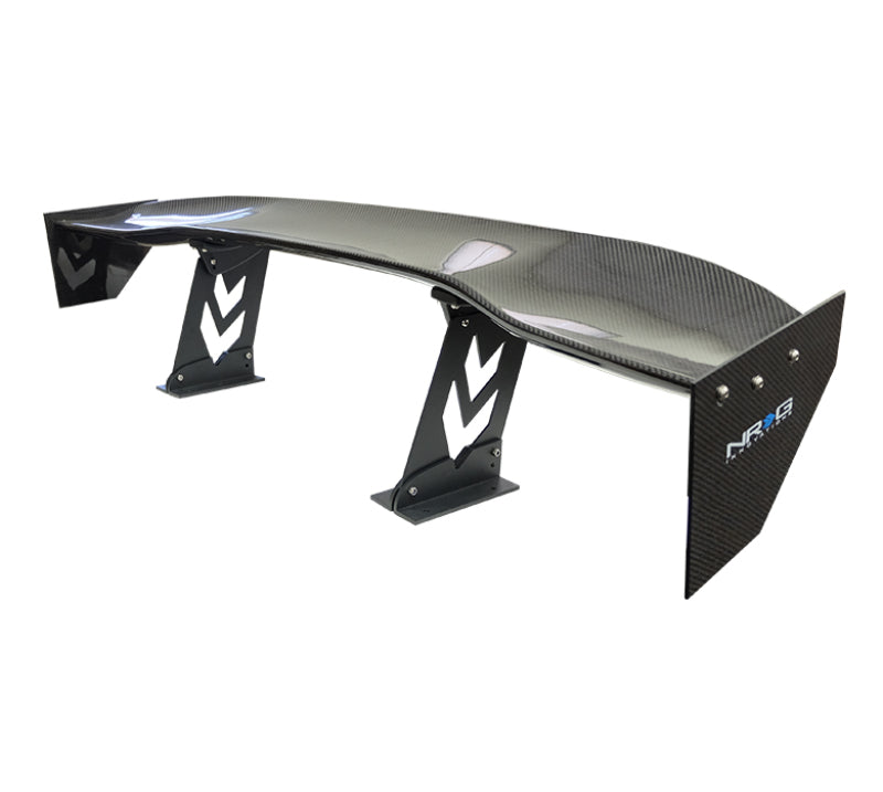 NRG Carbon Fiber Spoiler - Universal (59in.) NRG Logo La - CARB-A590NRG